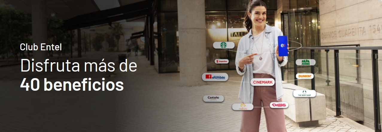FibraPersona - Club Entel, disfruta m&aacute;s de 40 beneficios